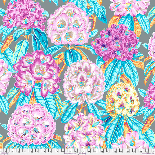 Kaffe Fassett Collective - PWPJ124.GREY Rhododendrons - Grey