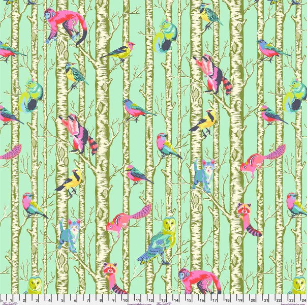 Tula Pink - Full Moon Forest II - Family Tree in Enchanted PWTP245.ENCHANTED