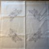 Duk 80x80 cm - Frukt - Uten garn - Hvit