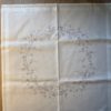 Duk 80x80 cm - Klokkablomst - Uten garn - Hvit