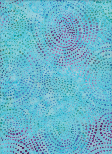 Batikk - Large circles Light Blue