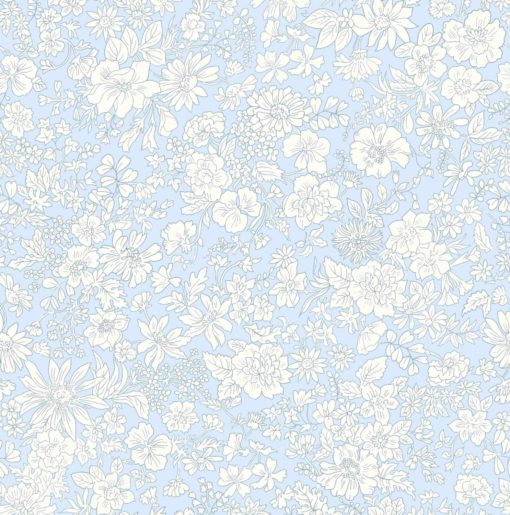 Liberty Fabrics – Emily Belle Neutral – Pale Sky