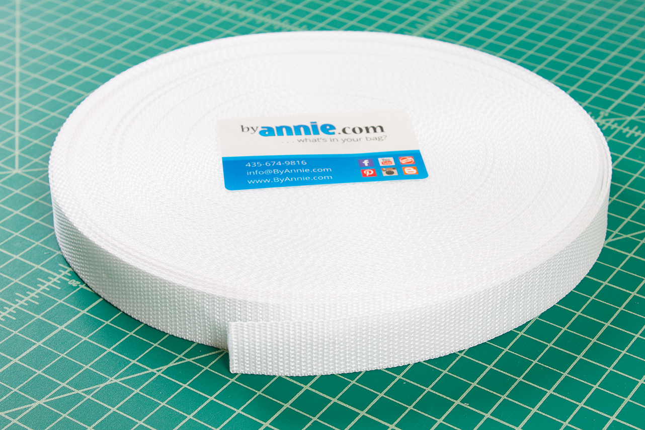 Strapping 1" (2.54 cm)  Hvit