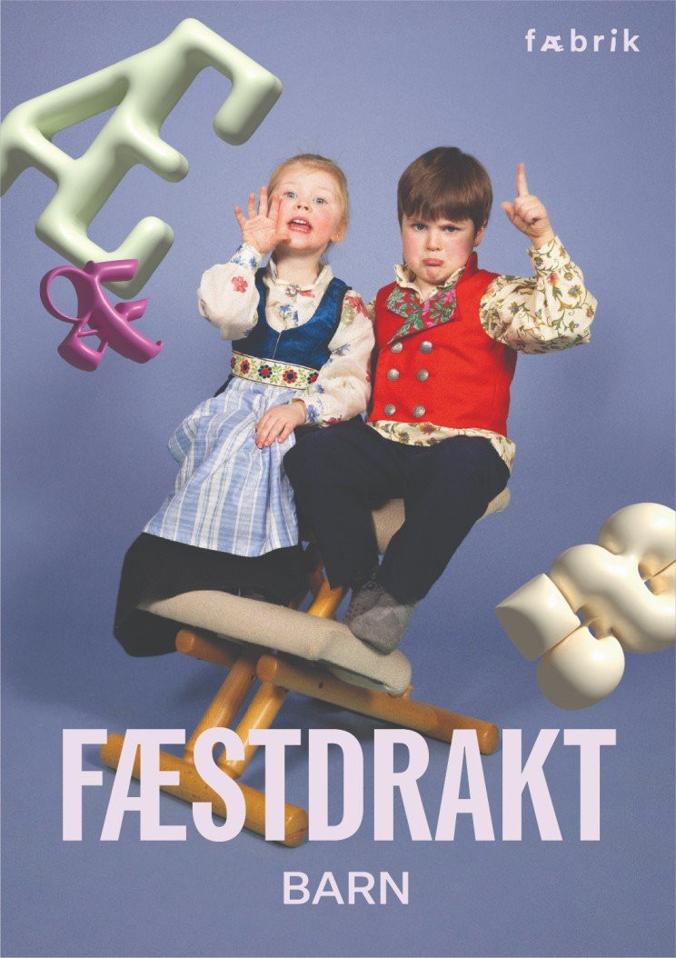 Fæstdrakt Fysisk Mønster BARN