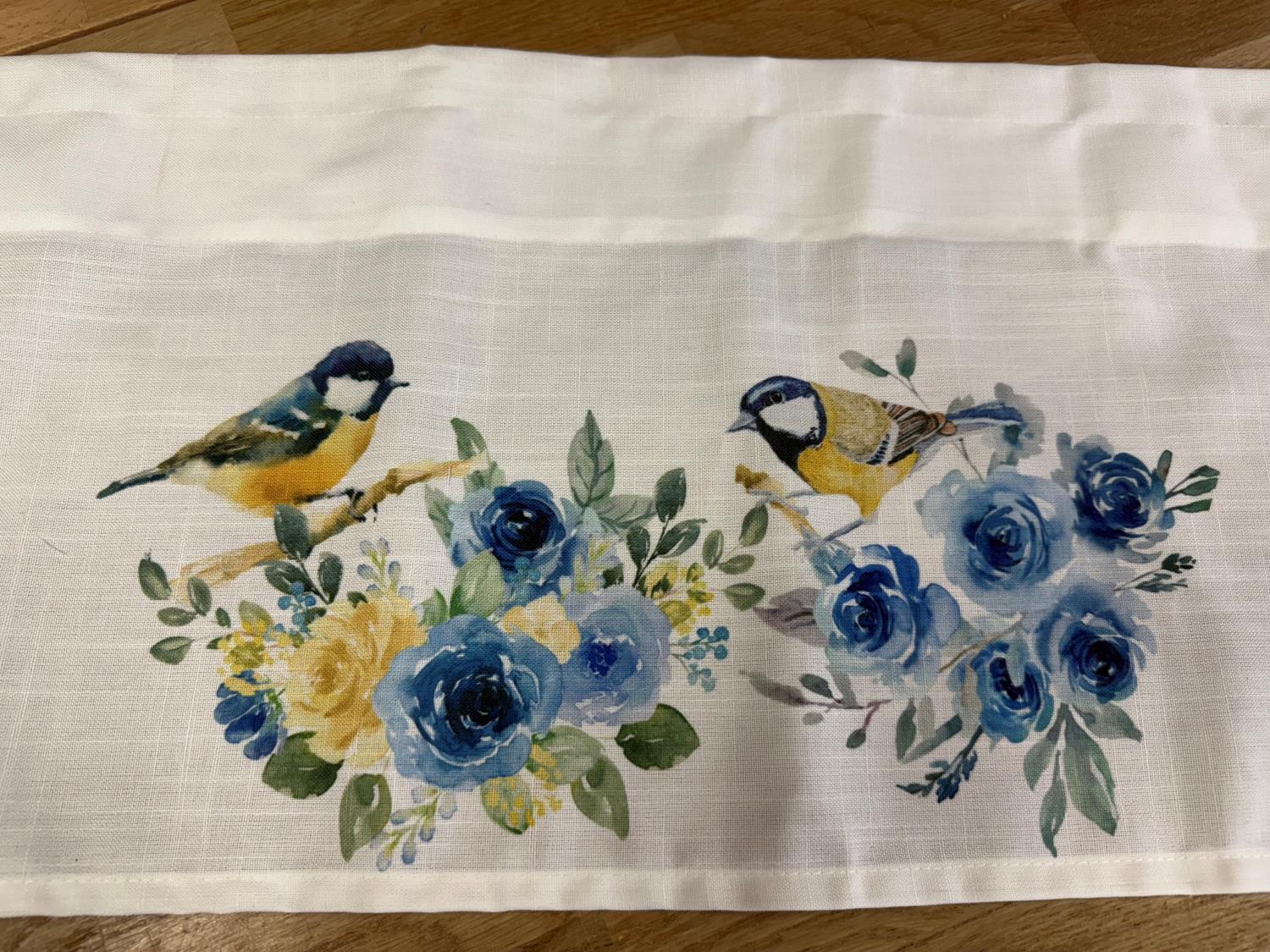Gardinkappe 30 cm - Blåmeis
