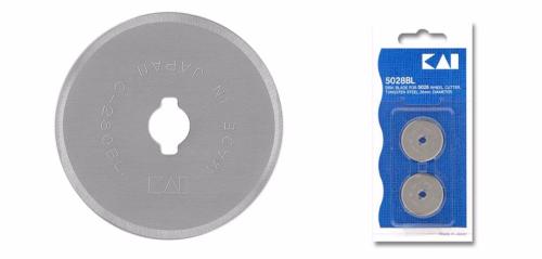 5028BL KAI Knivblad till rullkniv 28 mm 2-pack