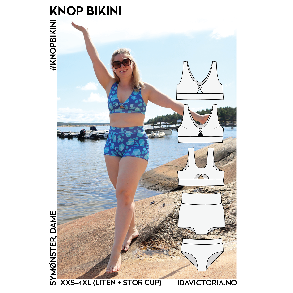 Knop Bikini (XXS – 4XL), papir
