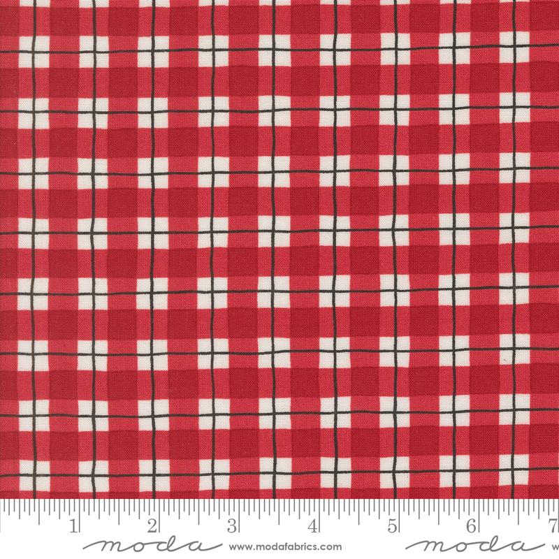Moda Fabrics - Winter Friends Berry Red 56137 17