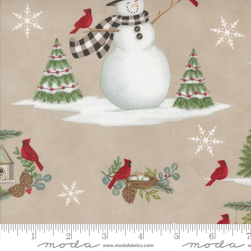 Moda Fabrics - Winter Friends 56130 12 Fog