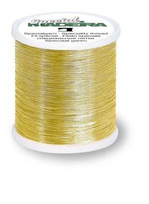 9664G MADEIRA Broderi og sytråd GULD 100M