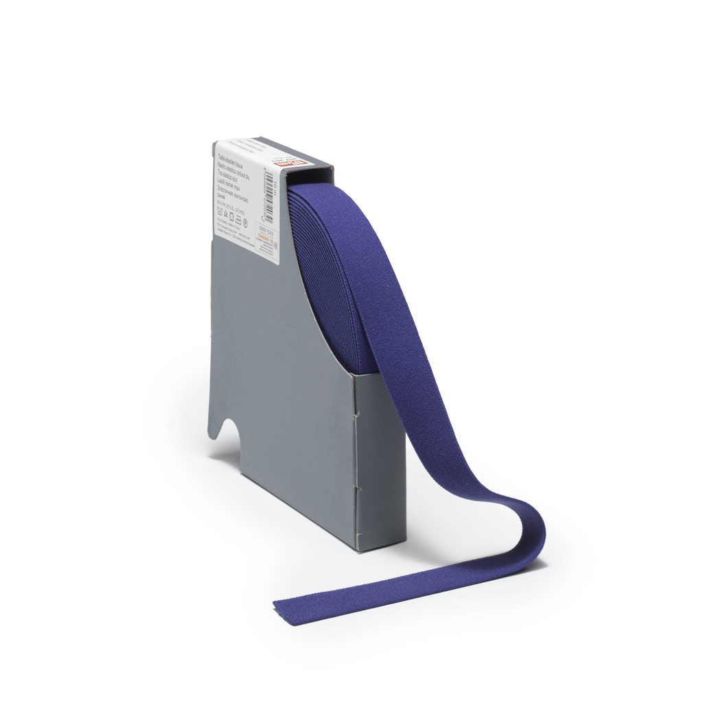 Elastisk linning 20 mm Blå