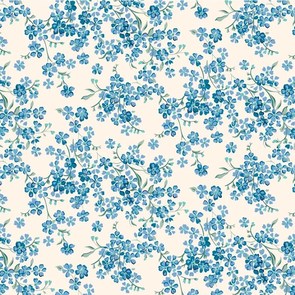 Liberty Fabrics - Forget-Me-Not Trail C (01667451/C)
