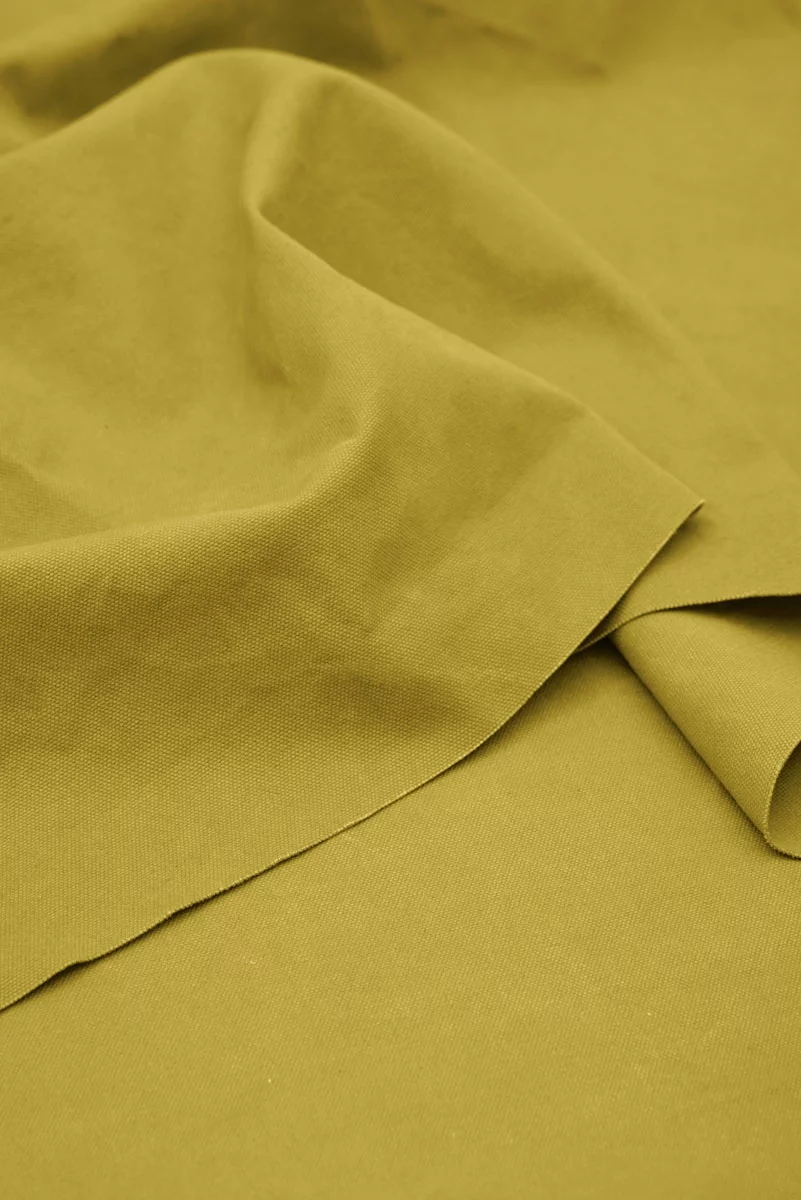 Heavy Washed Canvas – Mellow Moss