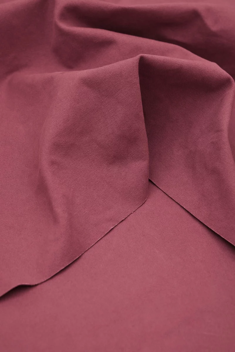 Heavy Washed Canvas – Rosewood