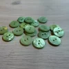 Knapper - Perlemor 15 mm lime
