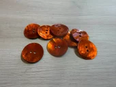 Knapper - Perlemor 23 mm orange