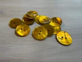 Knapper - perlemor 20 mm oker