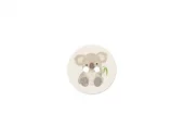 Knapp Resirkulert 2-hull Koala 18mm Hvit