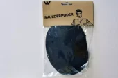Skulderpuder raglan 15mm 130x160mm sort