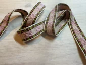 Ullbånd, Haugtussa 25mm rosa