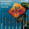 125 553 - PRYM - Brodernåler Chenilj skarp spiss No. 24 37x0,80mm
