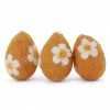 Eggs Yellow Flowers - Set of 3