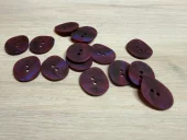 Knapp 2-hull 20mm Mørk Rosa/lilla skimmer