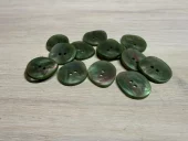 Knapp 2-hull 20mm Lys olivengrønn