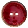 Knapp kokos 2-hull 30mm Vinrød