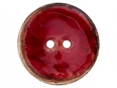 Knapp kokos 2-hull 30mm Vinrød