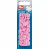 Prym Non-sew Color Snaps – Ø12.4 - Lys rosa
