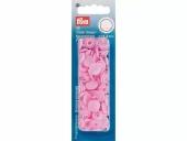 Prym Non-sew Color Snaps – Ø12.4 - Lys rosa