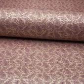 Viscose Print Paisley – Beige / Wine Red