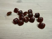 Treknapp 15mm "Lærimitasjon"