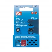 Prym Trykknapper Jersey 12mm – 20stk – Marineblå
