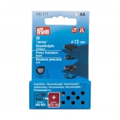 Prym Trykknapper Jersey 12mm – 20stk – Sort