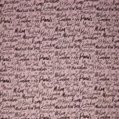 Jeron Musselin, Double Gauze – Cities Lavender/Black