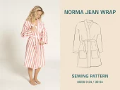 Wardrobe By Me – Norma Jean Kimono symønster, Papir