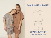 Wardrobe By Me – Camp Shirt & Shorts symønster, Papir