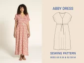 Wardrobe By Me – Abby Dress symønster, Papir