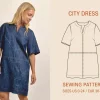 Wardrobe By Me – City Dress symønster, Papir