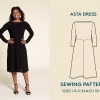 Wardrobe By Me – Asta Dress symønster, Papir