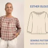 Wardrobe By Me – Esther Blouse symønster, Papir
