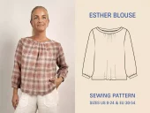 Wardrobe By Me – Esther Blouse symønster, Papir