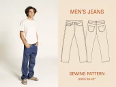 Wardrobe By Me – Men's Jeans symønster, Papir