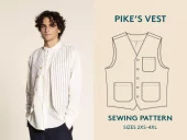 Wardrobe By Me – Pike's Vest symønster, Papir