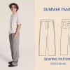 Wardrobe By Me – Summer Pants symønster, Papir
