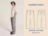 Wardrobe By Me – Summer Pants symønster, Papir