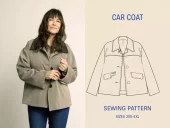 Wardrobe By Me – Car Coat symønster, Papir