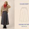Wardrobe By Me – Claude Skirt symønster, Papir
